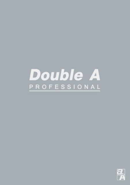 Double A  A5(25K)灰色橫線內頁膠裝筆記本-辦公室系列